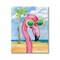 Stupell Industries Looking Good Flamingo Tropical Canvas Wall Art